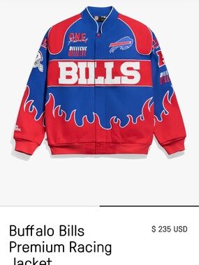 Chalk Line - Buffalo Bills Premium Racing Jacket - NWT